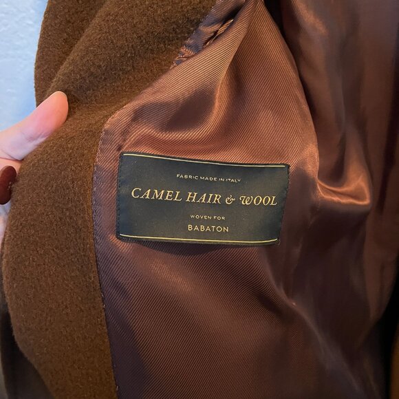 Babaton Camel Hair Stedman Coat XXS - Picture 4 of 7